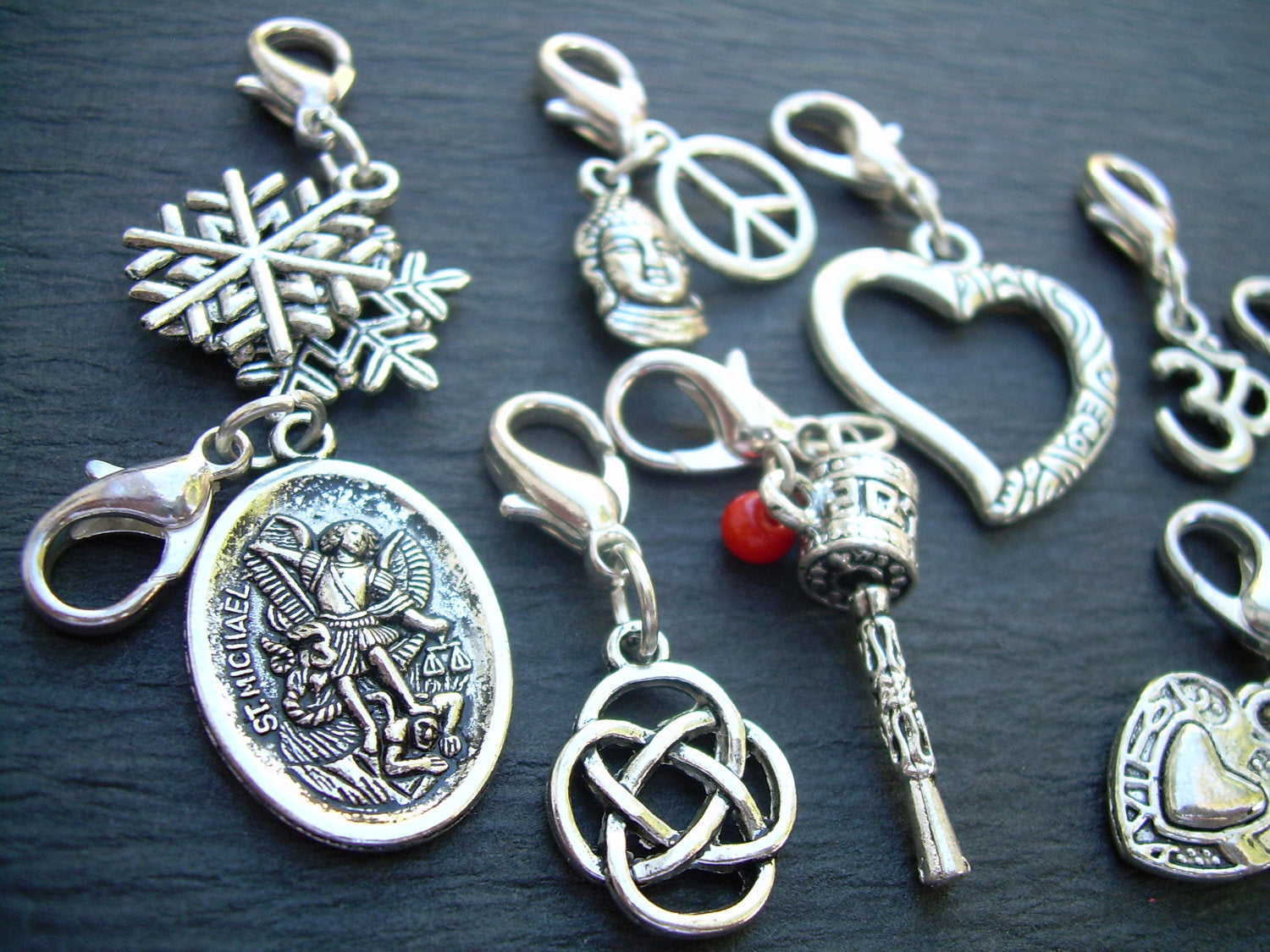 Lobster Clasp Charms 3 for 11.99 Pendants Assorted Three Pieces Mens Jewelry Womens Jewelry