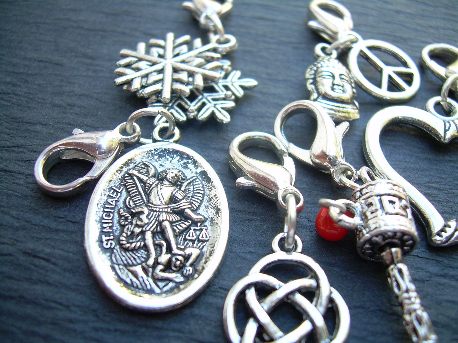 Lobster Clasp Charms, 3 for 11.99 , Pendants, Assorted Three Pieces, Mens  Jewelry, Womens Jewelry,