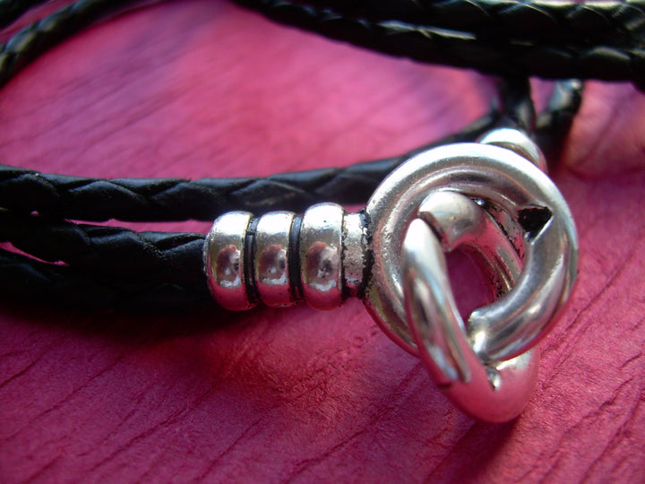 Couples Bracelets Pair, Leather Bracelet, Couples Jewelry, Infinity Jewelry,Men's Infinity Bracelet, Women's Bracelet, Women's Jewelry, - Urban Survival Gear USA