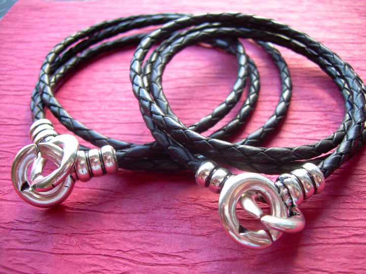 Couples Bracelets Pair, Leather Bracelet, Couples Jewelry, Infinity Jewelry,Men's Infinity Bracelet, Women's Bracelet, Women's Jewelry, - Urban Survival Gear USA