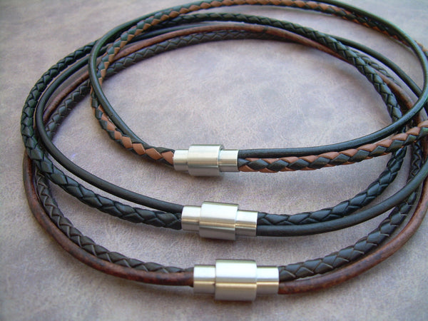 Men's Leather Necklaces and Chokers | Urban Survival Gear USA
