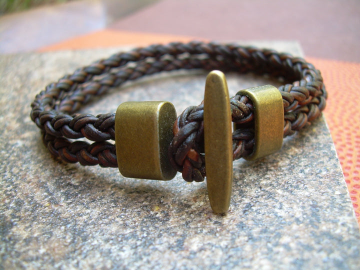 Leather Wrap Bracelet - Handmade in Minnesota - Urbain